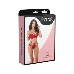 Conjunto Lenceria Ivy Lerot Vinotinto