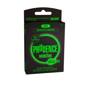 Condones Prudence Ne贸n x 3