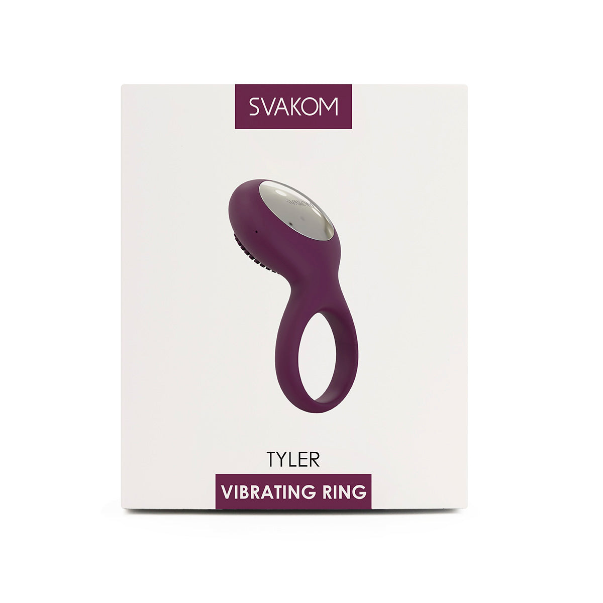 Anillo Vibrador para el pene Tyler Svakom (MORADO)