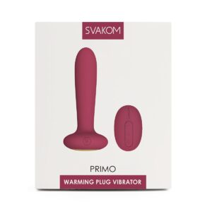 Plug Anal Vibrador Térmico Primo Svakom
