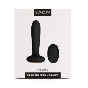 Plug Anal Vibrador Térmico Primo Svakom