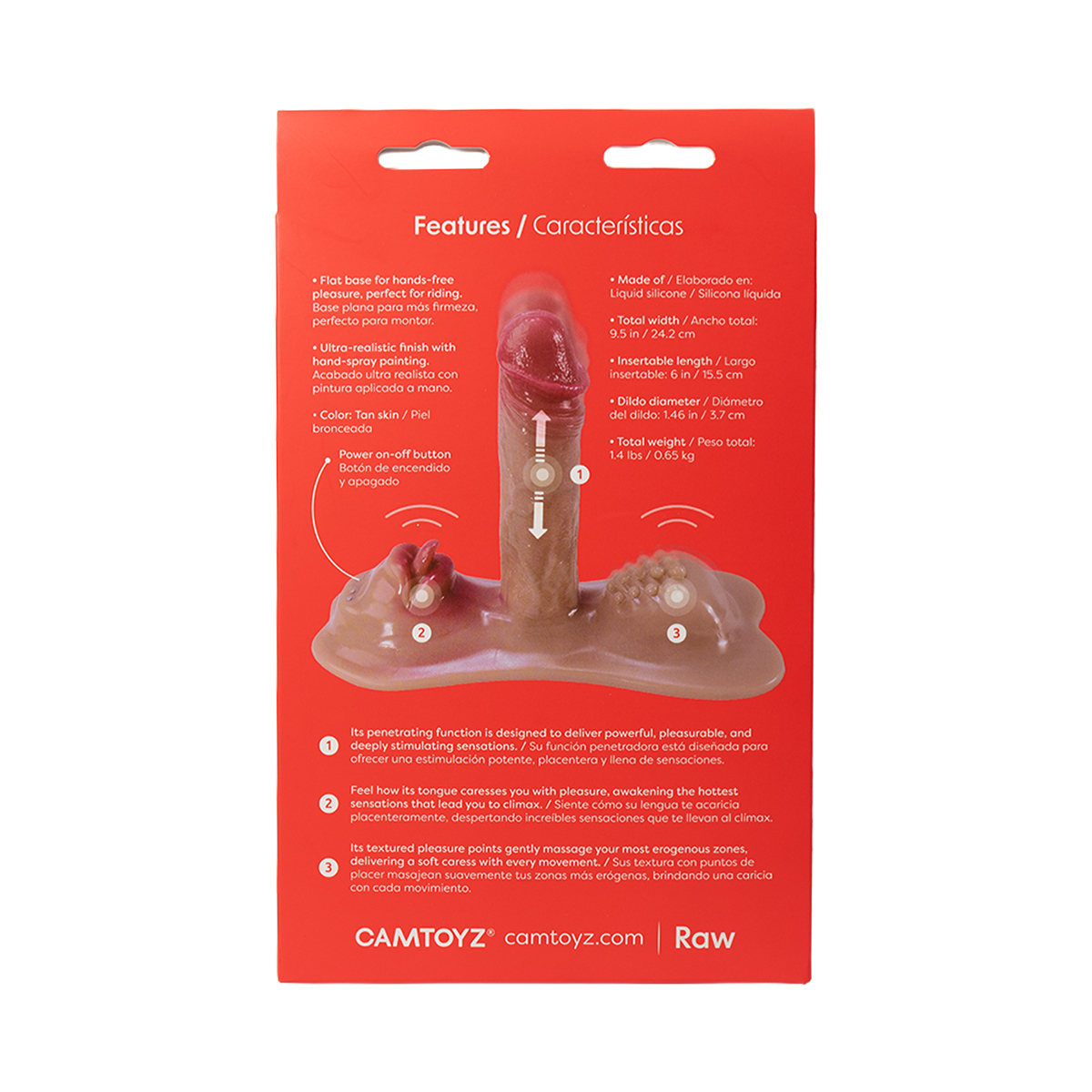 Ride-On Vibrador para montar 3 en 1 Camtoyz - Imagen 5