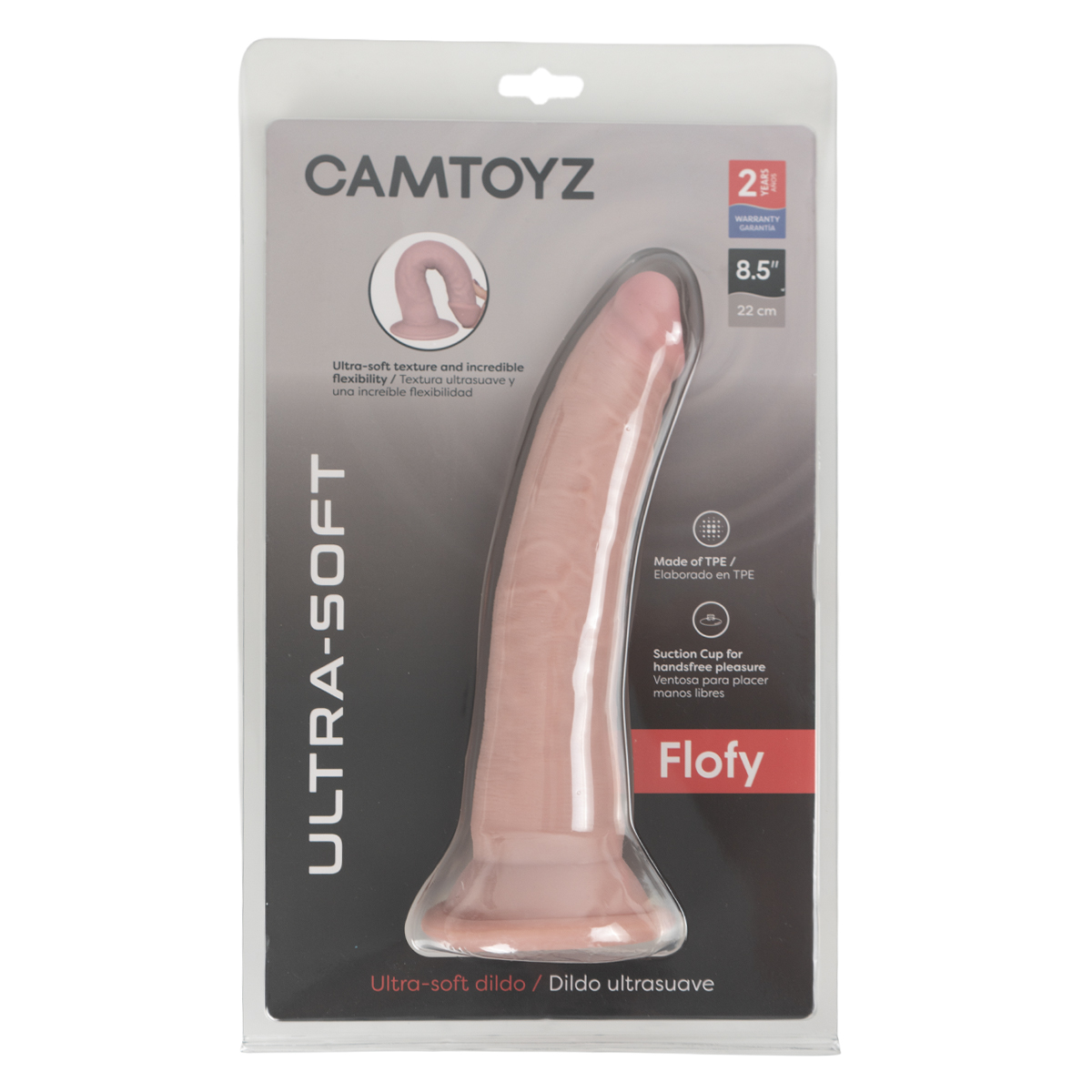 Flofy Dildo ultra suave-piel clara