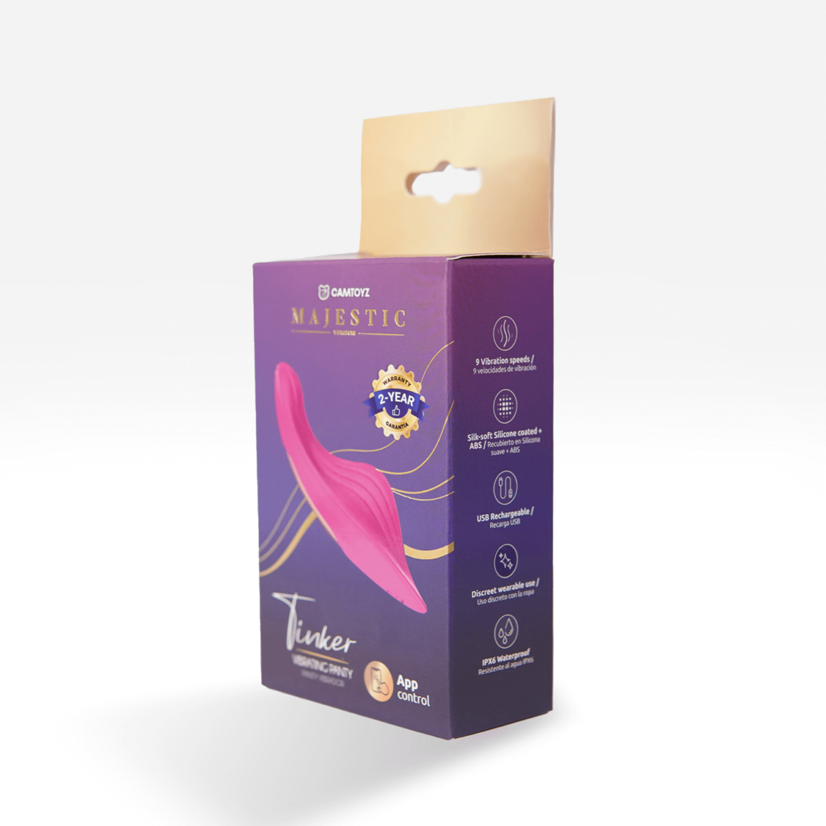Panty Vibrador Tinker Majestic - Imagen 6