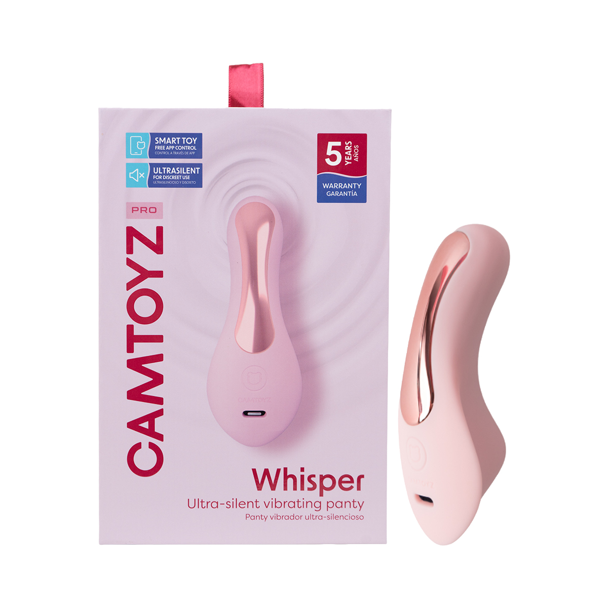 Whisper Panty Vibrador con APP Camtoyz - Imagen 9