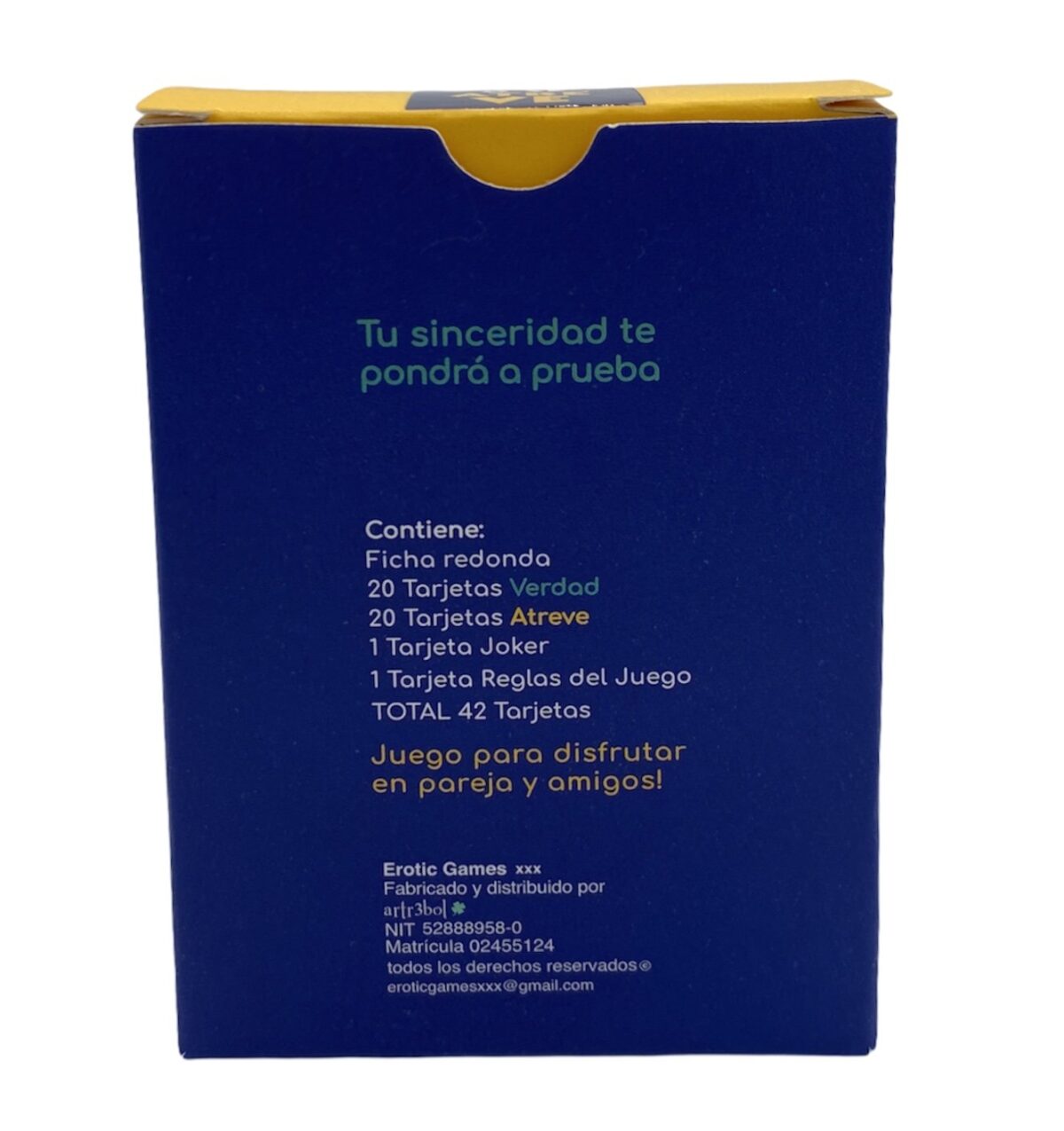 Juego de Cartas Eróticas Verdad o Se Atreve - Imagen 3